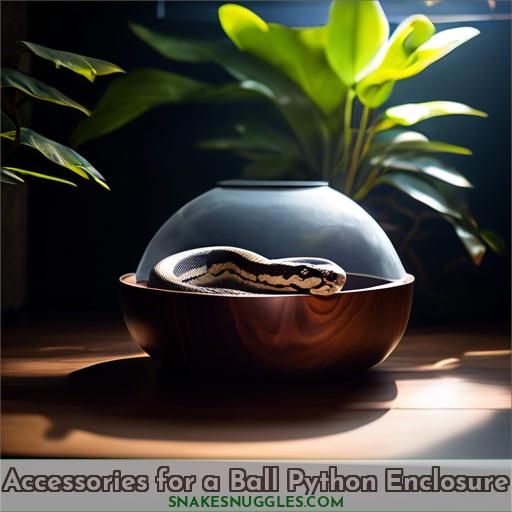 Accessories for a Ball Python Enclosure