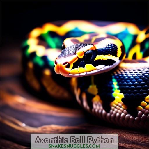 Axanthic Ball Python