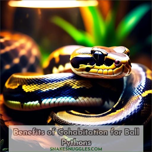 Benefits of Cohabitation for Ball Pythons