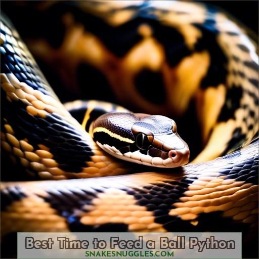 Best Time to Feed a Ball Python