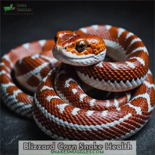 Blizzard Corn Snake Health
