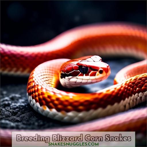 Breeding Blizzard Corn Snakes