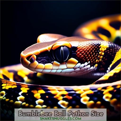 Bumblebee Ball Python Size