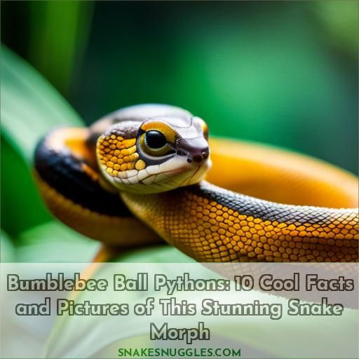 bumblebee ball pythons 10 cool facts with pictures