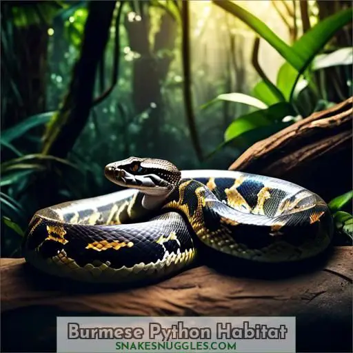 Burmese Python Habitat