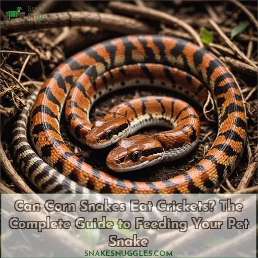 can corn snakes eat crickets