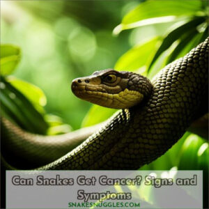 can snakes get cancer signs and symptoms