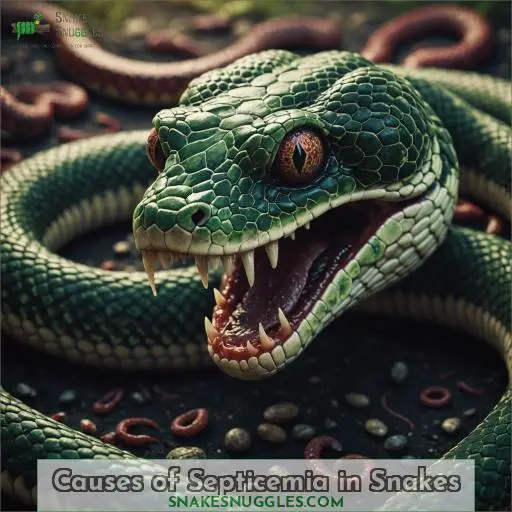 Causes of Septicemia in Snakes