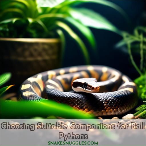 Choosing Suitable Companions for Ball Pythons