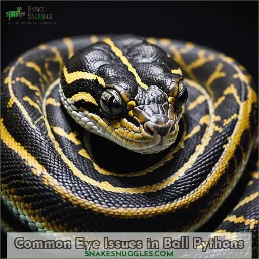 Common Eye Issues in Ball Pythons