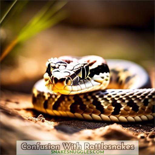 Confusion With Rattlesnakes