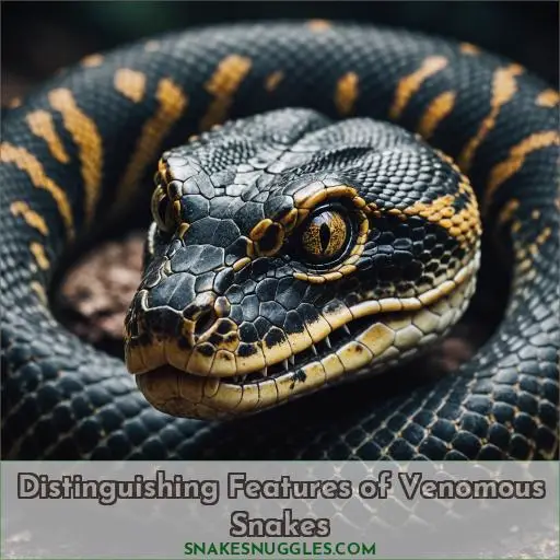 Distinguishing Features of Venomous Snakes