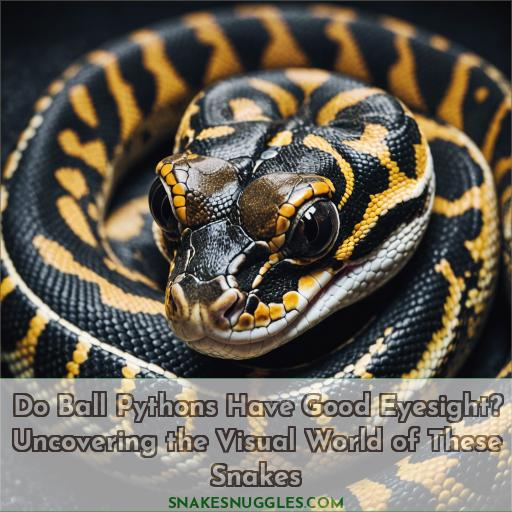 do ball pythons have good eyesight