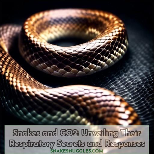 do snakes give off carbon dioxide