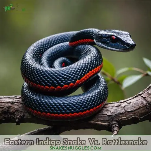 Eastern Indigo Snake Vs. Rattlesnake