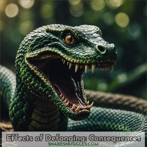 Effects of Defanging: Consequences