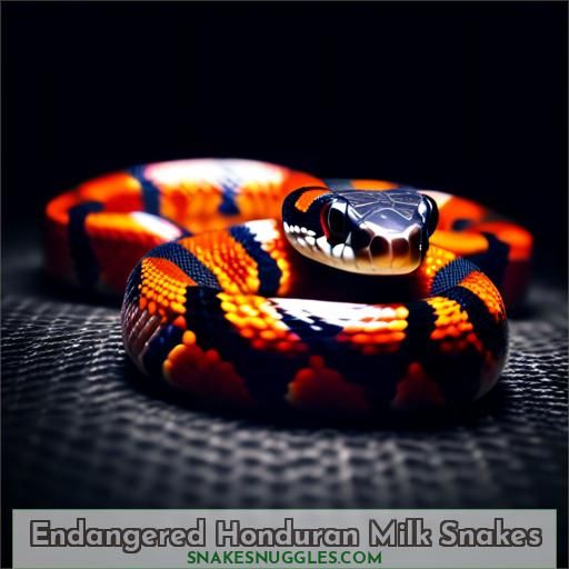 Endangered Honduran Milk Snakes
