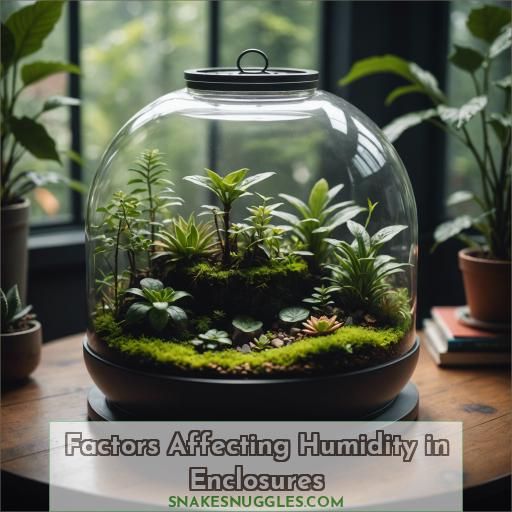 Factors Affecting Humidity in Enclosures