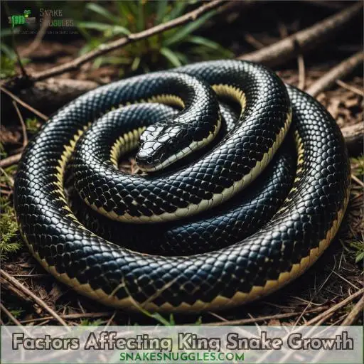 Factors Affecting King Snake Growth