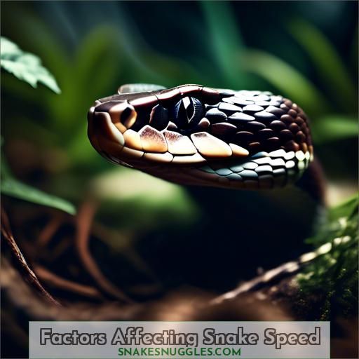 Factors Affecting Snake Speed