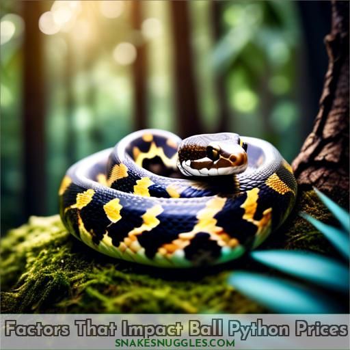 Factors That Impact Ball Python Prices