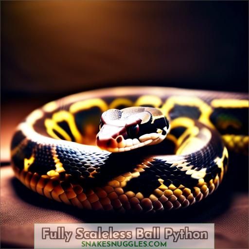 Fully Scaleless Ball Python