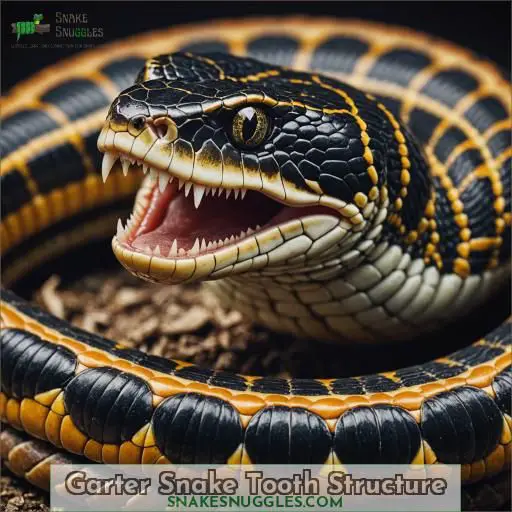 Garter Snake Tooth Structure