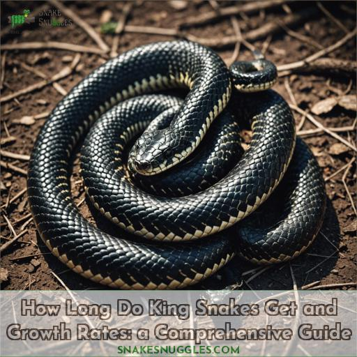 how long do king snakes get and how long it takes to grow