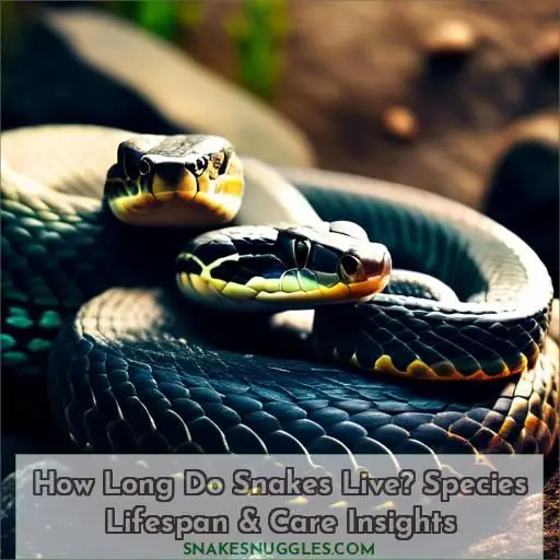 how long do snakes live