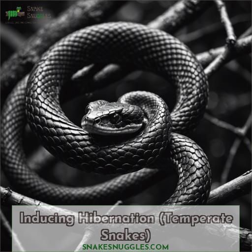 Inducing Hibernation (Temperate Snakes)