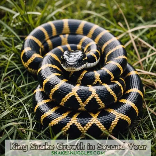 King Snake Growth in Second Year