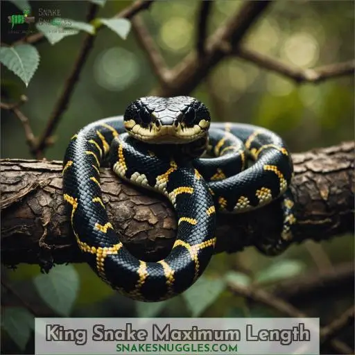 King Snake Maximum Length