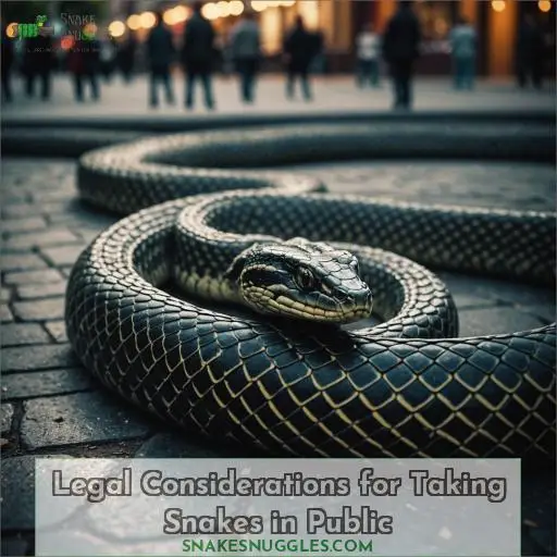 Legal Considerations for Taking Snakes in Public