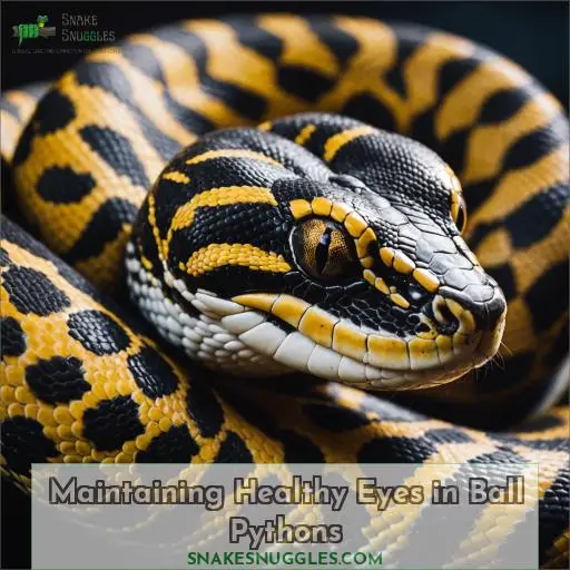 Maintaining Healthy Eyes in Ball Pythons