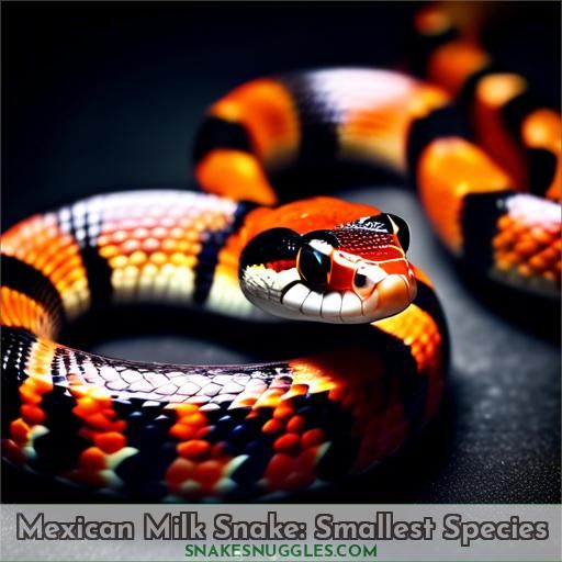 Mexican Milk Snake: Smallest Species