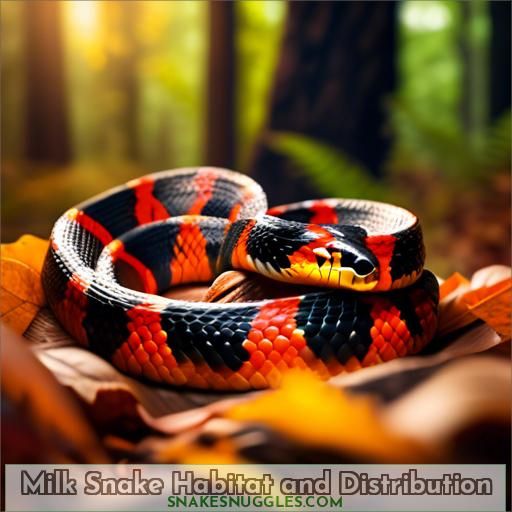 Milk Snake Habitat and Distribution