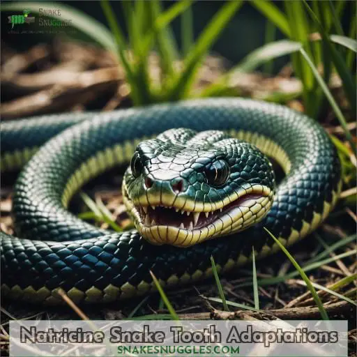 Natricine Snake Tooth Adaptations