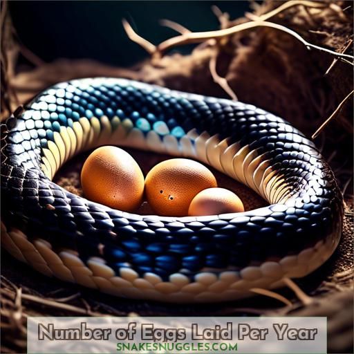 Number of Eggs Laid Per Year