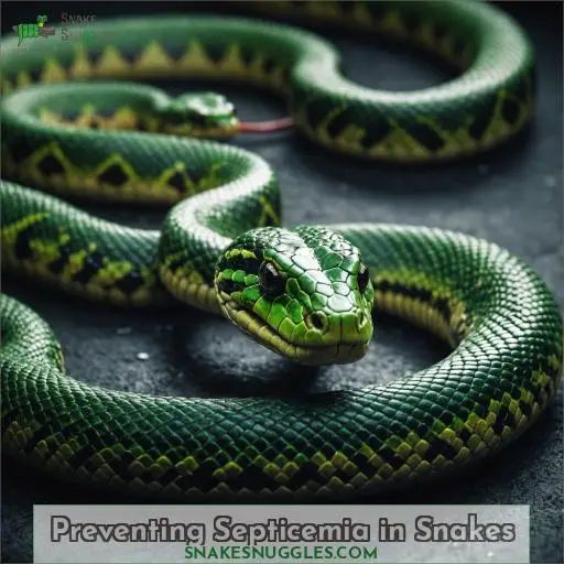 Preventing Septicemia in Snakes