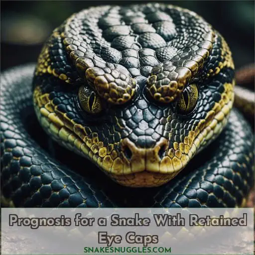 Prognosis for a Snake With Retained Eye Caps