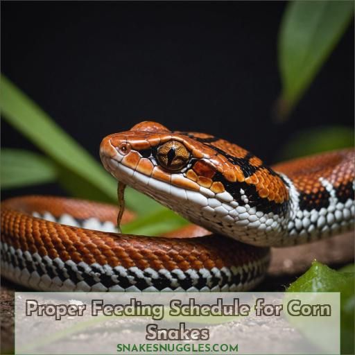 Proper Feeding Schedule for Corn Snakes