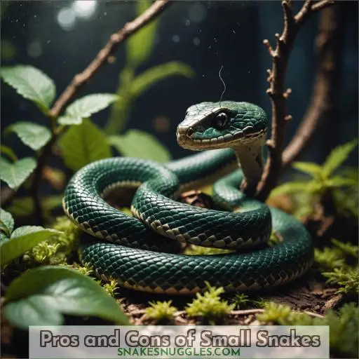 Pros and Cons of Small Snakes