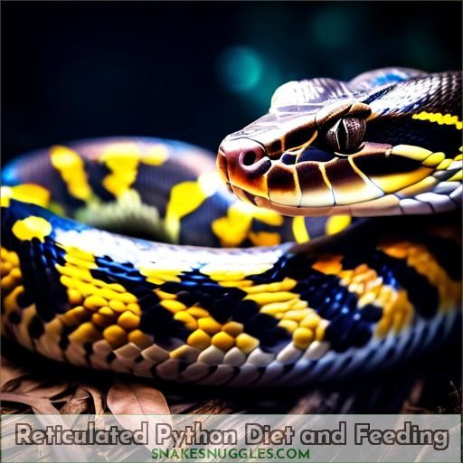 Reticulated Python Diet and Feeding