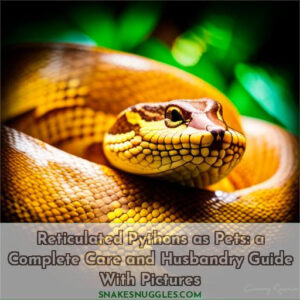reticulated pythons as pets a complete guide with pictures