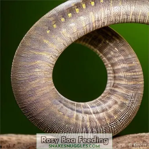 Rosy Boa Feeding