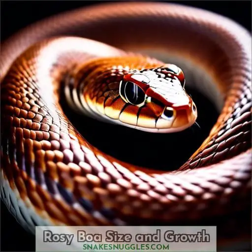 Rosy Boa Size and Growth