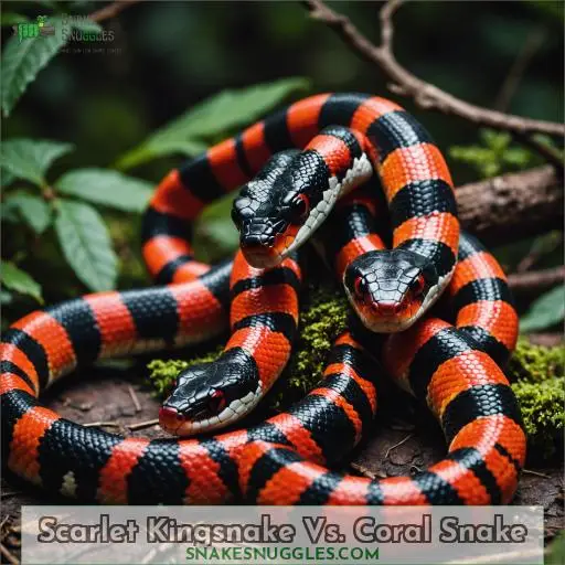 Scarlet Kingsnake Vs. Coral Snake