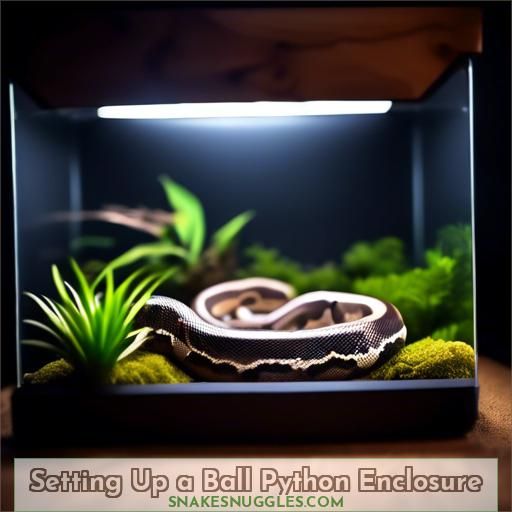 Setting Up a Ball Python Enclosure
