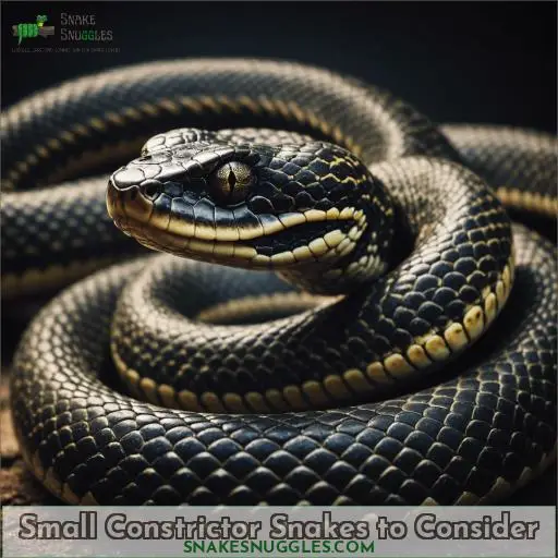 Small Constrictor Snakes to Consider