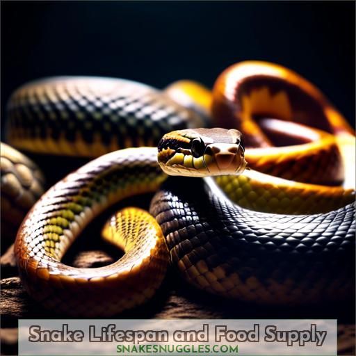 Snake Lifespan and Food Supply